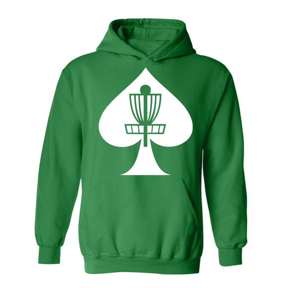 Disc Golf Hoodie ACES BASKET Discgolfer Discgolfing Sweatshirt - Picture 8 of 11